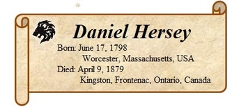 Daniel Hersey (1798-1879) Family Tree